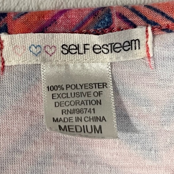 Girls tank top with attached flowing layer size M - Picture 6 of 6